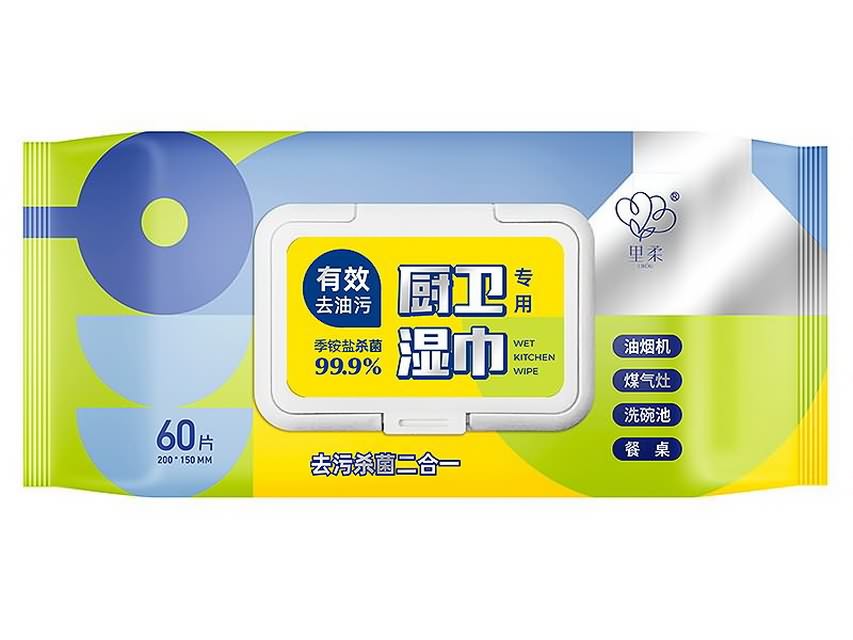 Kitchen Wet Wipes 60 PCS 200x150 mm