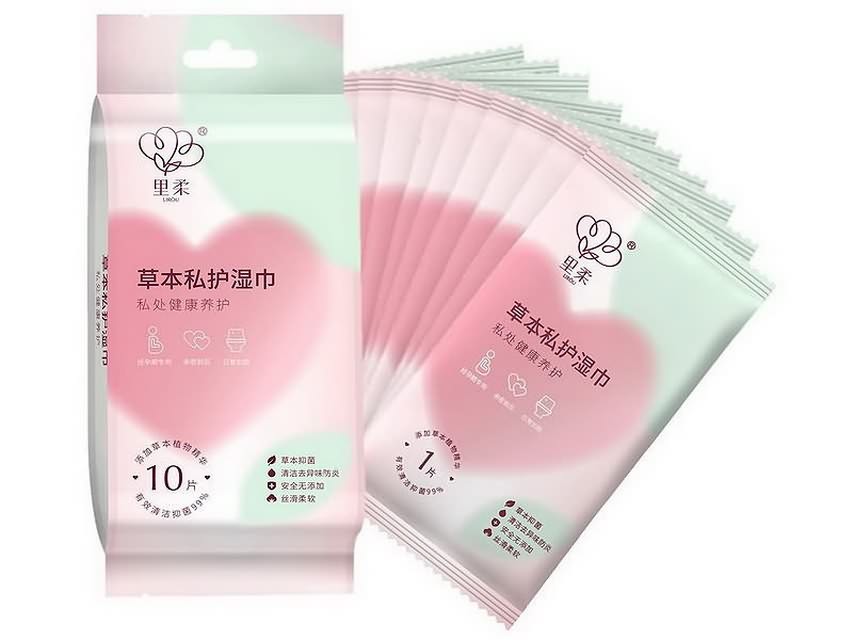 Herbal Intimate Wet Wipes 1 PC 180×160 mm 
